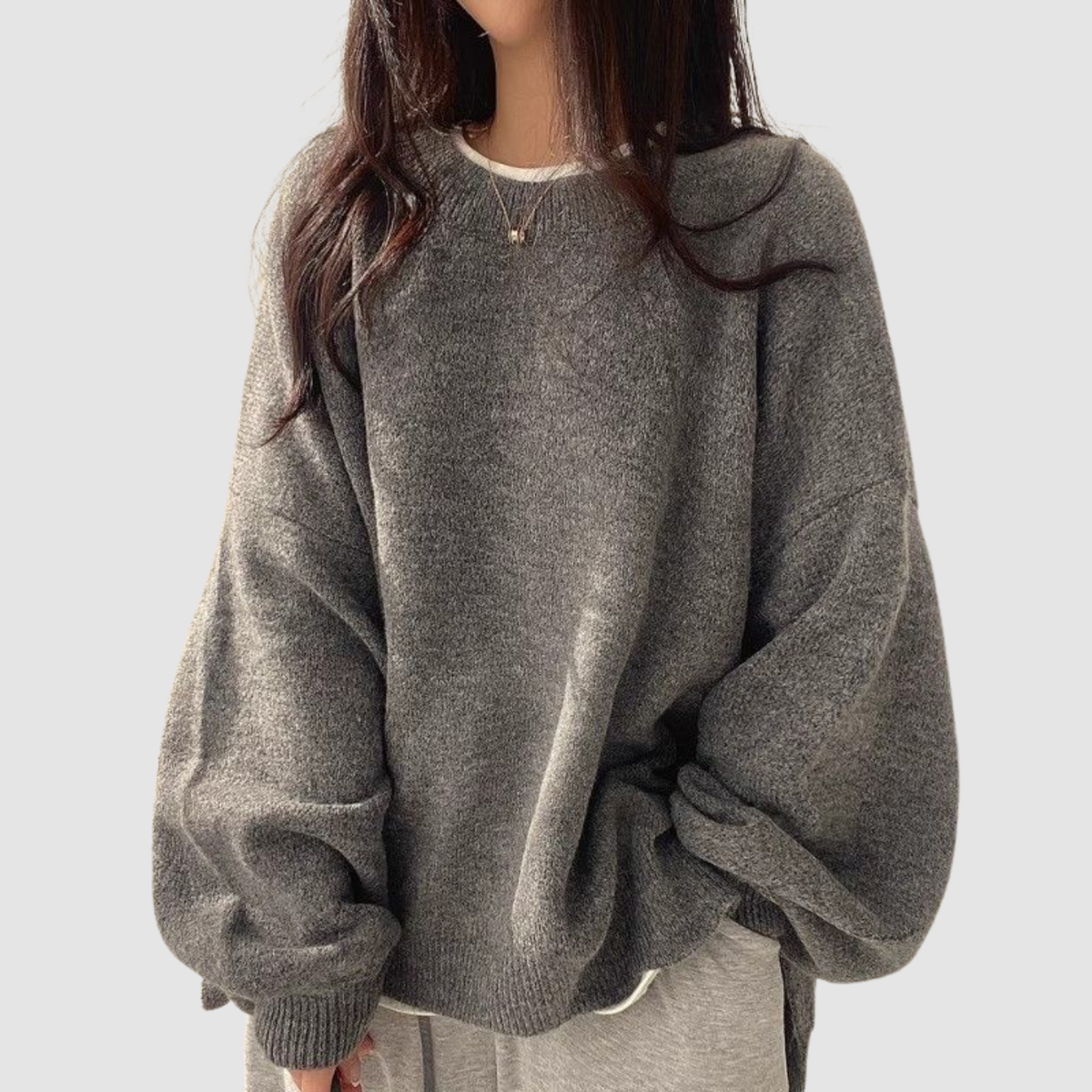 Cleo | Crew Neck Pullover Sweater