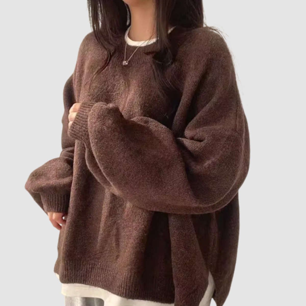 Cleo | Crew Neck Pullover Sweater