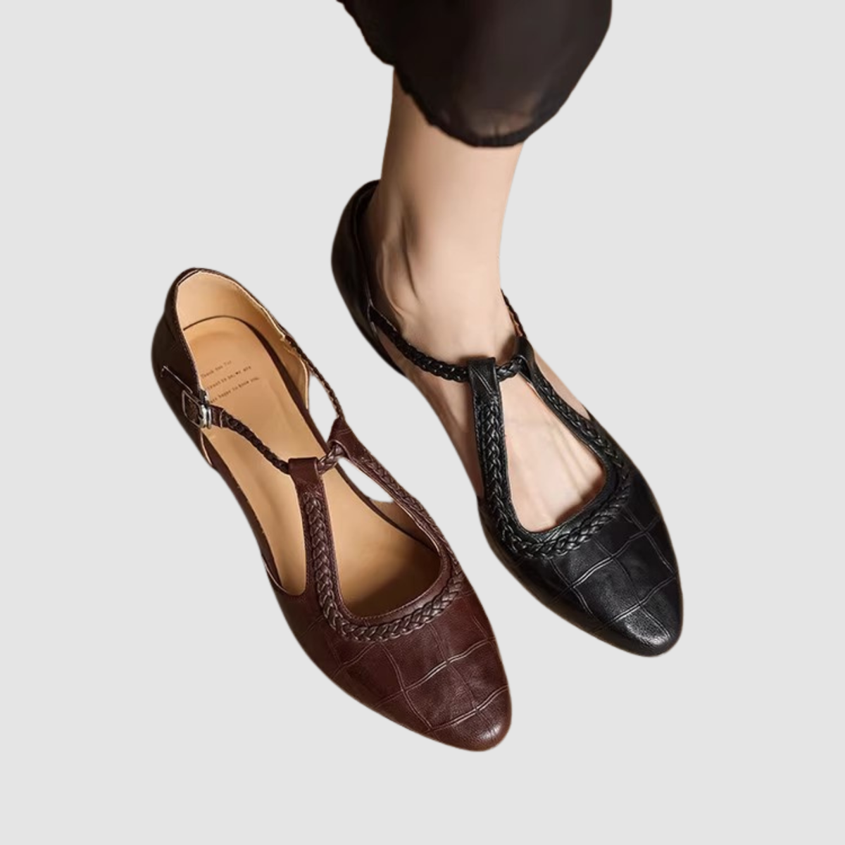 Mireya | Scarpe intrecciate con tacco basso