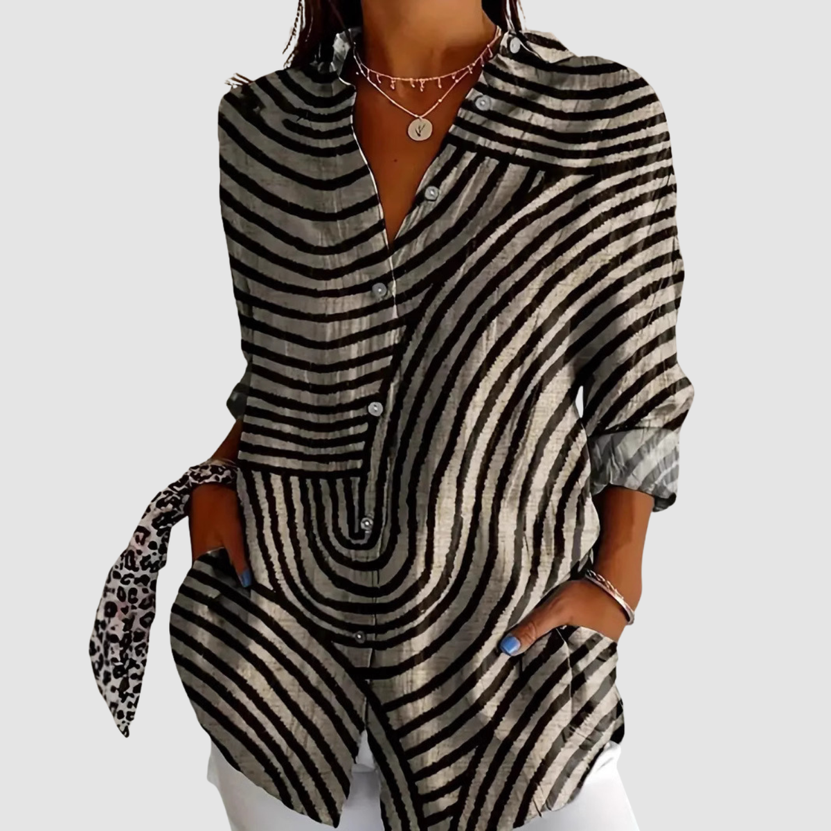 Tova | Camicia a maniche lunghe con bottoni