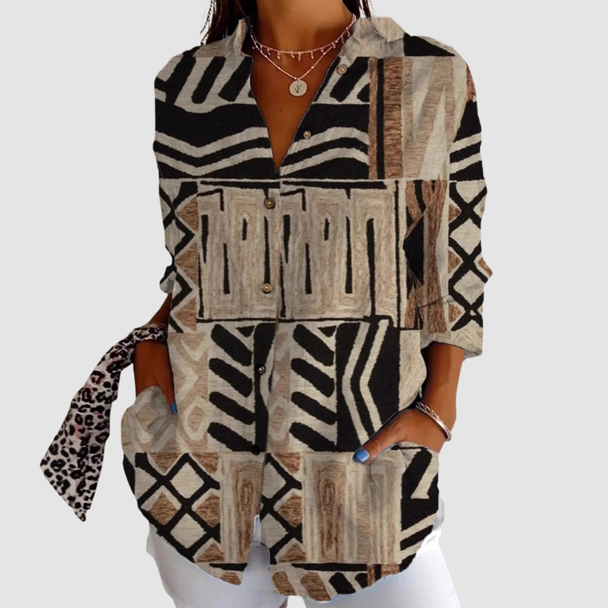 Tova | Camicia a maniche lunghe con bottoni