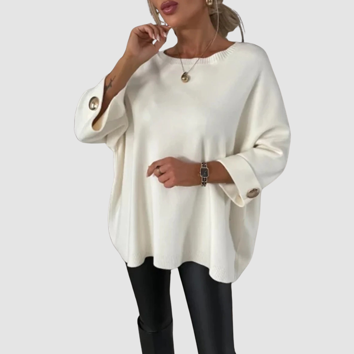 Cleo | Maglia casual a manica a tre quarti