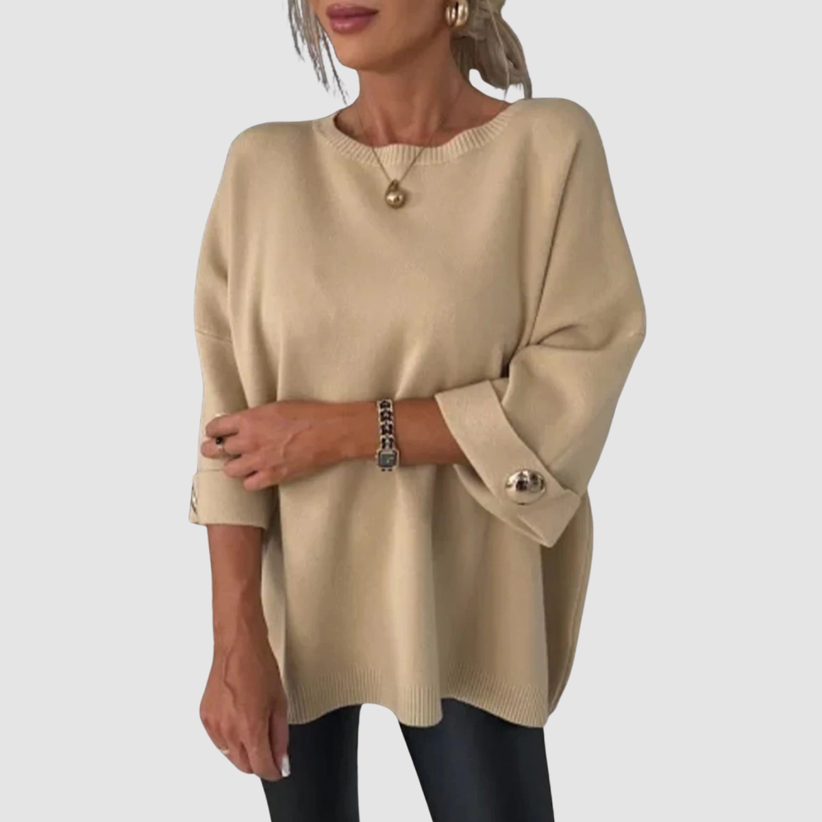 Cleo | Maglia casual a manica a tre quarti
