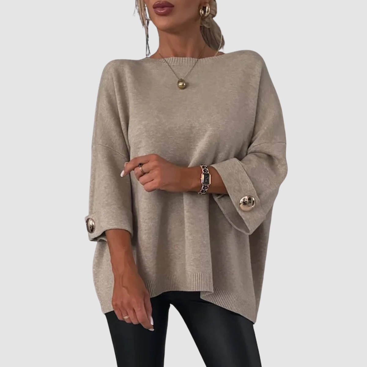 Cleo | Maglia casual a manica a tre quarti