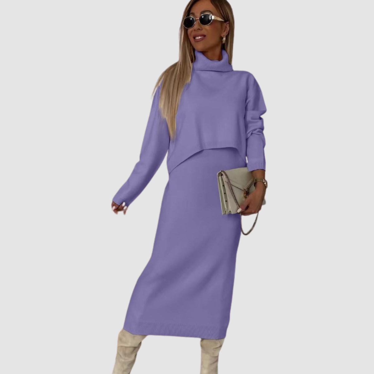 Mira | Knitwear Elegant Two-piece Set