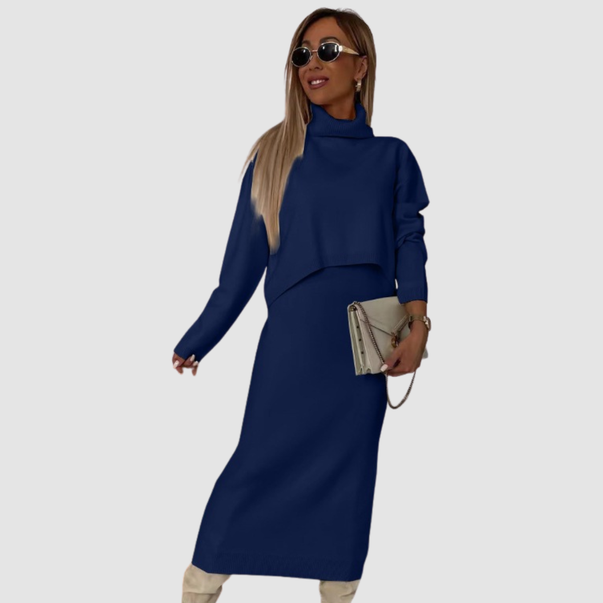Mira | Knitwear Elegant Two-piece Set