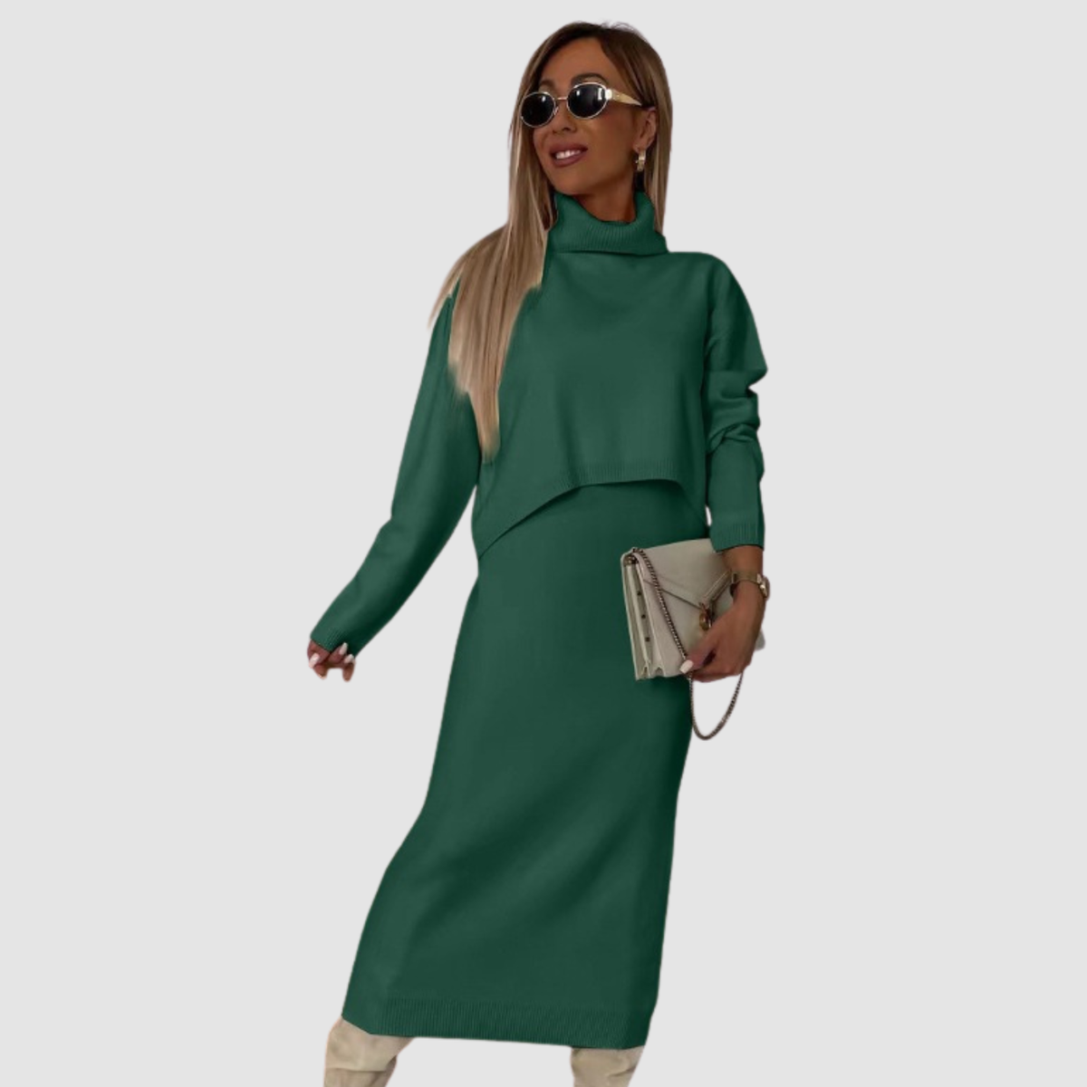 Mira | Knitwear Elegant Two-piece Set