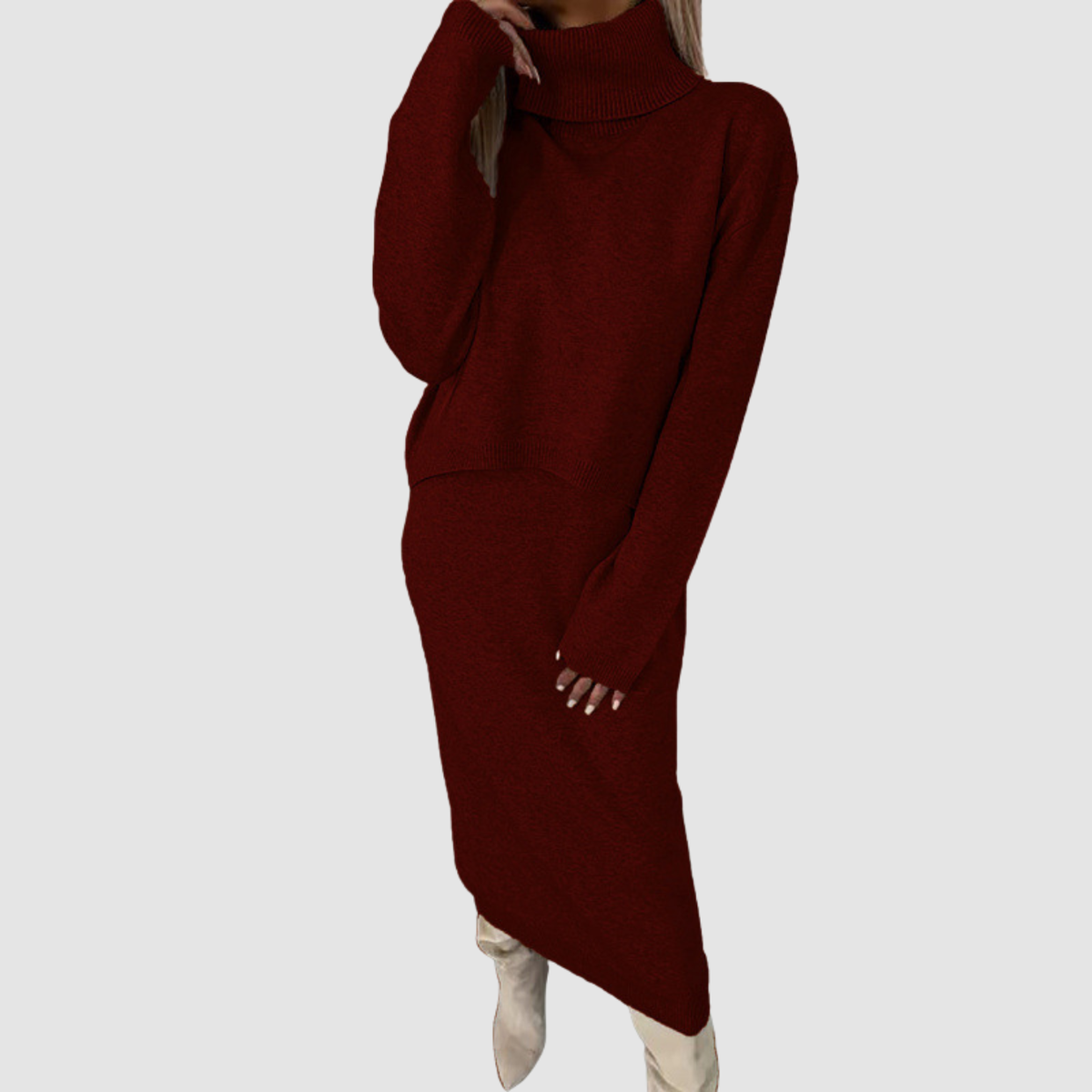 Mira | Knitwear Elegant Two-piece Set