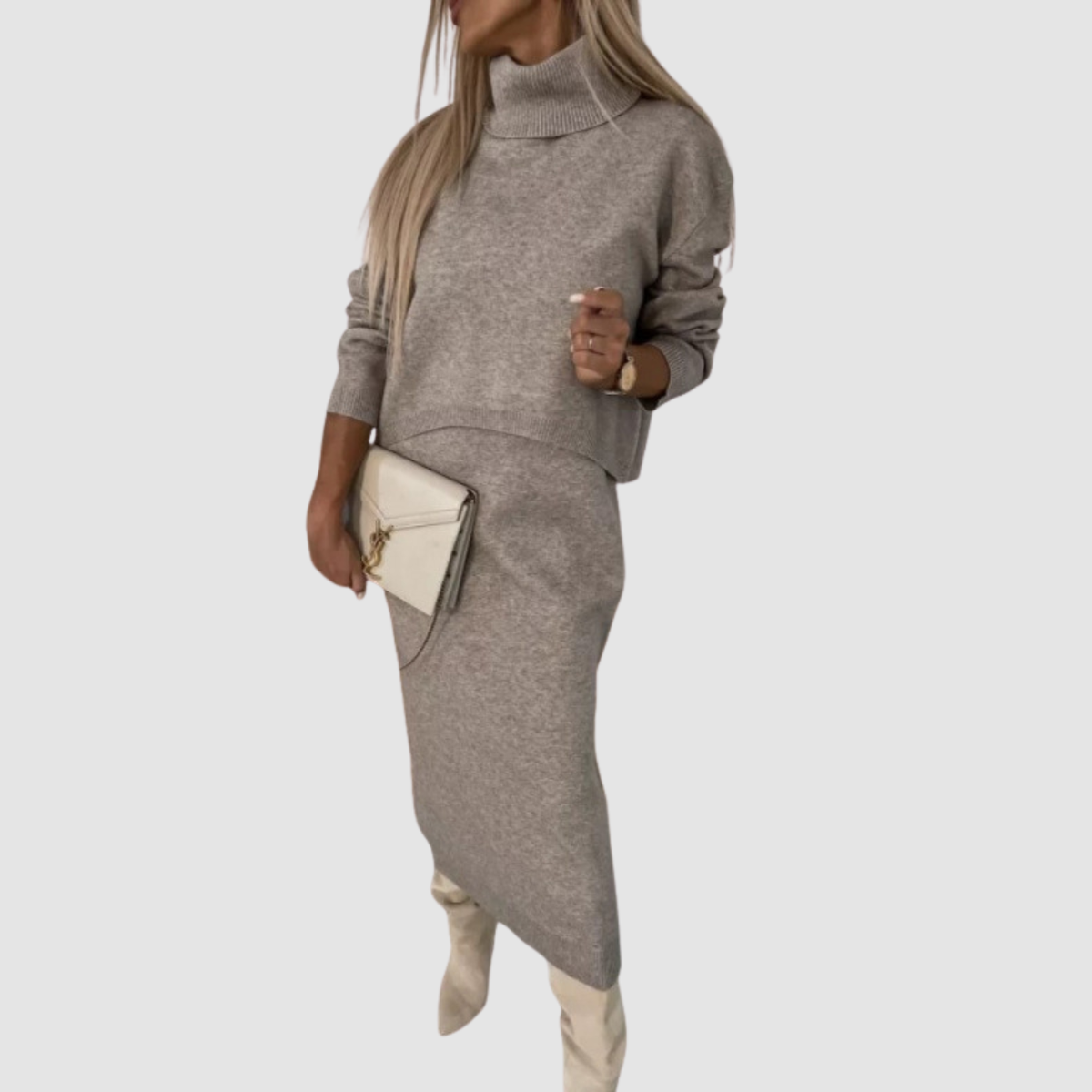 Mira | Knitwear Elegant Two-piece Set