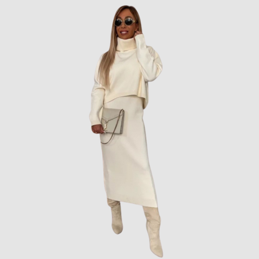Mira | Completo due pezzi elegante in maglia