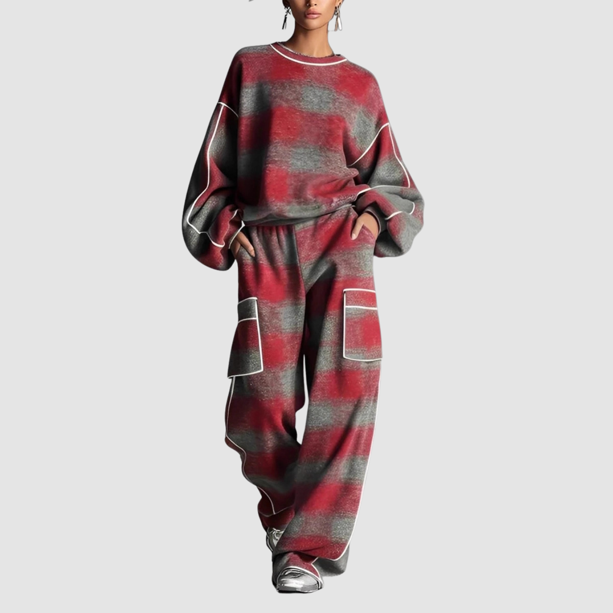 Mira | Completo pantaloni scozzesi
