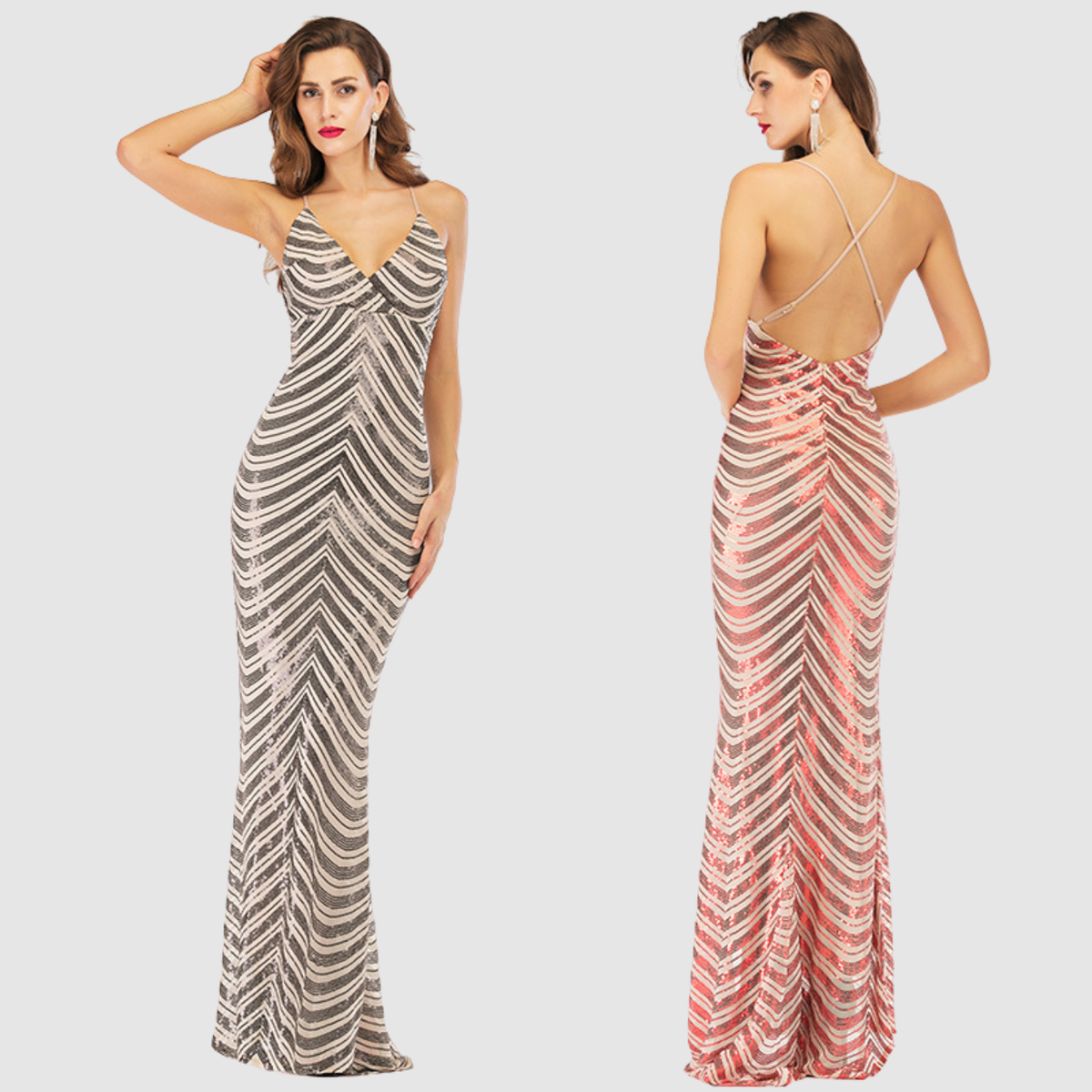 Novea | Abito Halter con Spalline Sottili