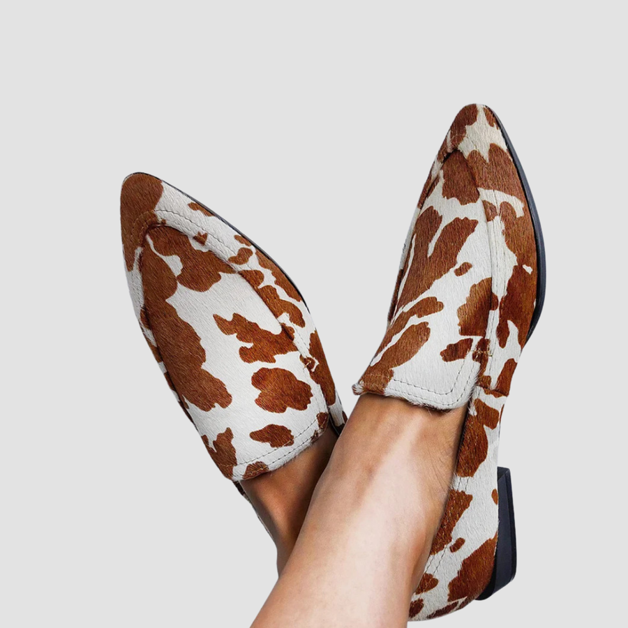 Siena | Cows Pattern Loafers