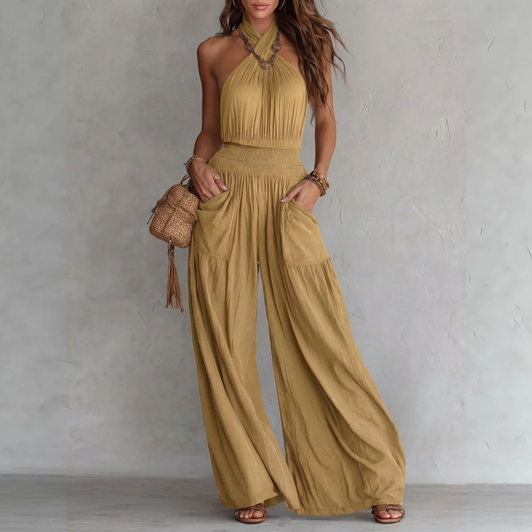 Bianca | Costume intero con elegante scollo a incrocio