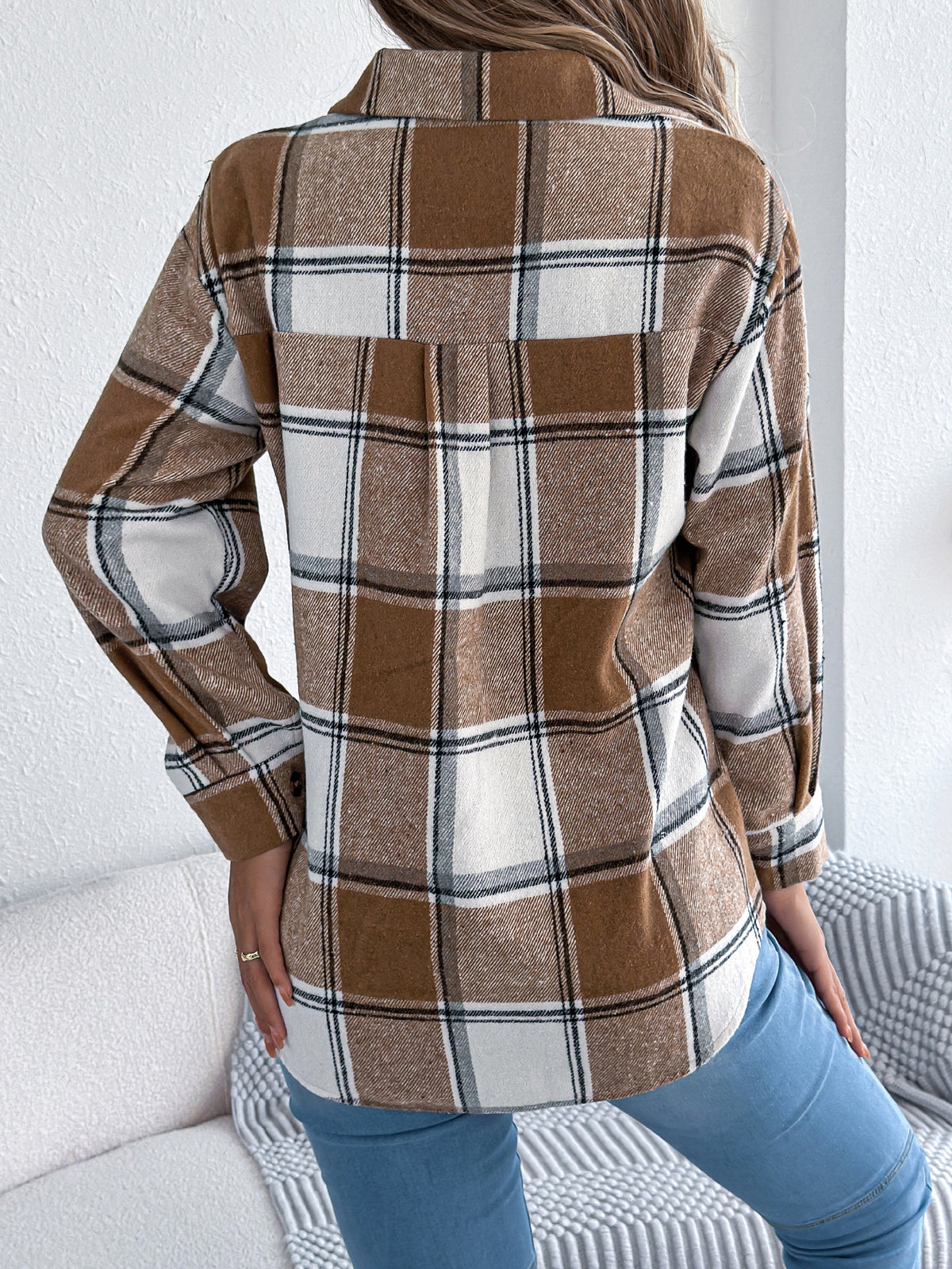 Aven | Blusa scozzese casual