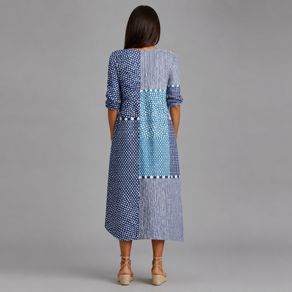 Diana dress - back view, studio model