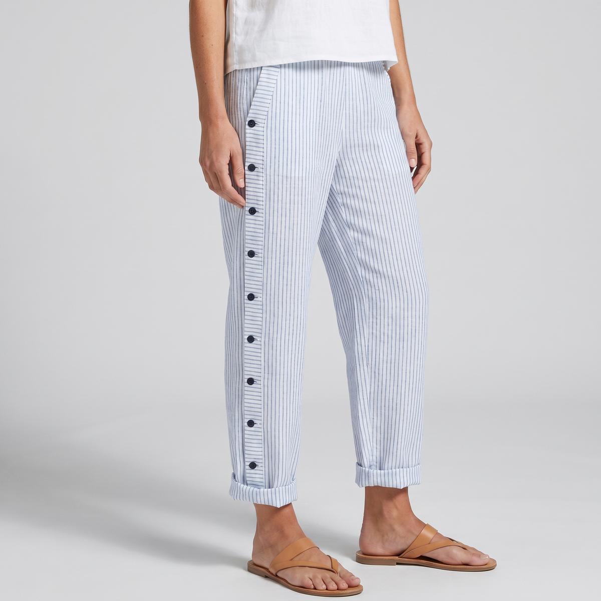 Marina | Pantalone Leggero a Righe