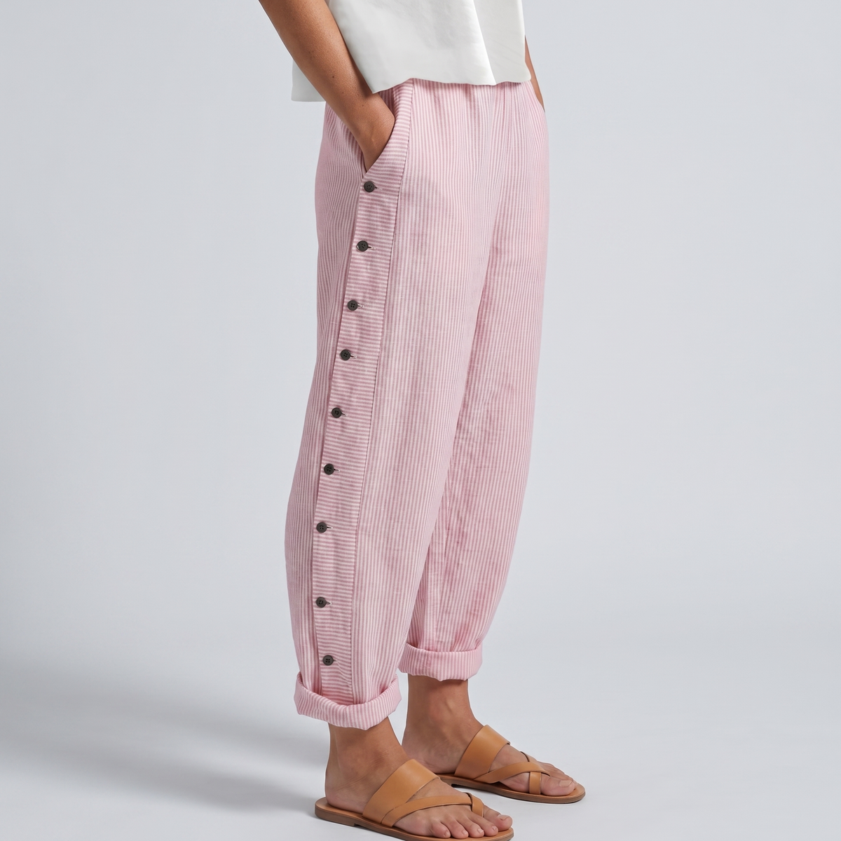 Marina | Pantalone Leggero a Righe